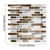 Strong Adhesive Subway Tiles Vinyl Wallpaper Peel and Stick