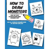 How to Draw Monsters: Step-by-Step Illustrations Make Drawing Easy - Paperback