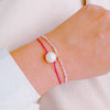 Genuine Pearl Color Dream Bracelet Set of 2