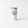 Personalized Camping Tumbler – Insulated Travel Mug with Mountain Stars Design