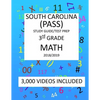 3th Grade SOUTH CAROLINA PASS TEST, 2019 MATH, Test Prep: 3th Grade SOUTH CAROLINA PALMETTO ASSESSMENT of STATE STANDARDS TEST 2019 MATH Test Prep/Stu - Paperback