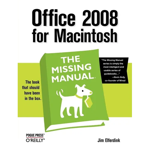 Office 2008 for Macintosh: The Missing Manual - Paperback