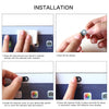 6Pcs/lot  WebCam Cover Shutter Magnet Slider Plastic For iPhone Web Laptop PC For iPad Tablet Camera Mobile Phone Privacy Sticker