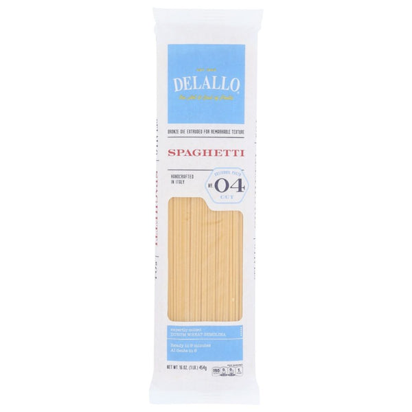 DELALLO: Spaghetti Pasta Bag, 16 oz