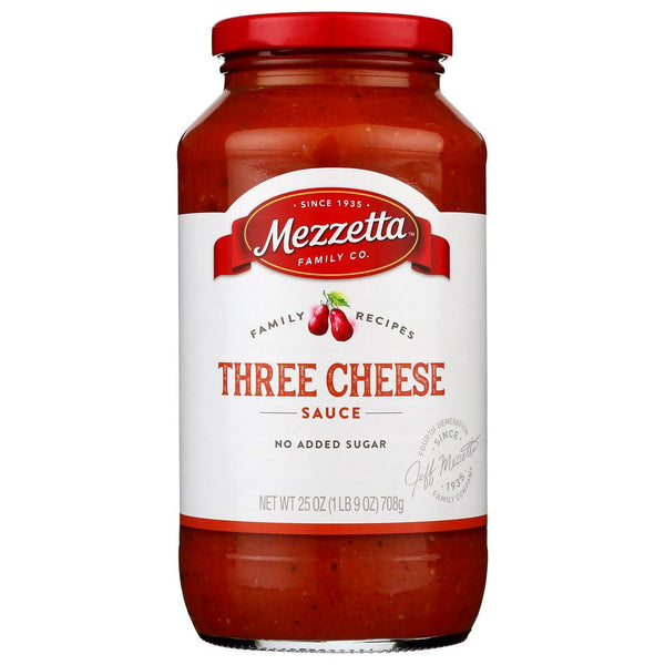 MEZZETTA: Three Cheese Sauce , 25 oz