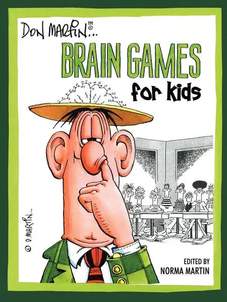 Don Martin Brain Games For Kids - Paperback