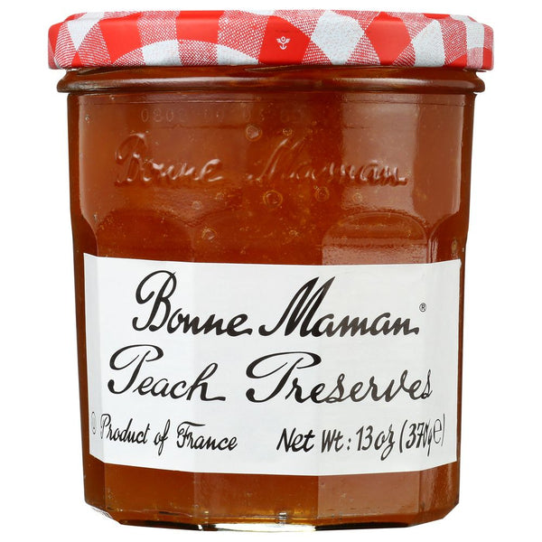 BONNE MAMAN: Peach Preserves, 13 oz