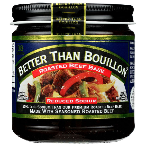 BETTER THAN BOUILLON: All Natural Reduce Sodium Beef Base, 8 Oz