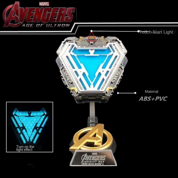 Avengers Iron Man Edition Reactor Ark Reactor Wearable Chest Lamp Box Handpiece