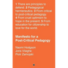 Manifesto for a Post-Critical Pedagogy - Paperback