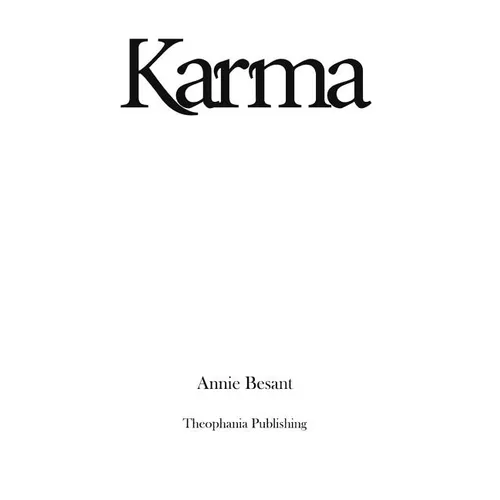 Karma - Paperback