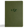 CSB Super Giant Print Reference Bible, Digital Study Edition, Olive Leathertouch, Indexed - Imitation Leather
