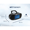 Emerson 7" Bluetooth DVD Boombox - Refurbished