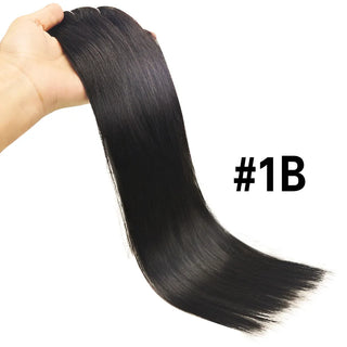 Buy 1b 120G 8Pcs/Sets Clip in Hair Extensions Human Hair 10 to 26 Inch Brazilian Remy Straight Hair Natural Black 4 613 Color for Women