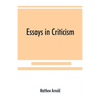 Essays in criticism - Paperback