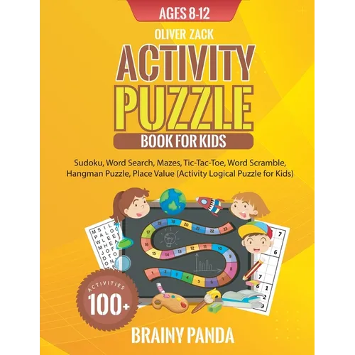 Activity Puzzle Book For Kids Ages 8-12 - Paperback