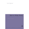How to Write Poetry: And Get It Published - Paperback