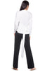 Women's Merrick Tie Long Sleeve Shirt | White