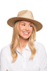 Abaco Palm Straw Pinch Front Fedora | Natural