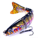 12.8cm-18g Lifelike Multi Jointed Sinking Wobblers Fishing Lures Pike Swimbait Crankbait Minnow Trout Bass Fishing Tackle Baits