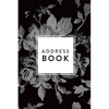 Address Book: Greyscale Floral, 6x9, 130 Pages, Professionally Designed - Paperback