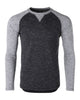 Baseball Retro Raglan - Heather/Black