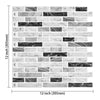 Strong Adhesive Subway Tiles Vinyl Wallpaper Peel and Stick