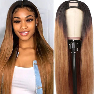 U Part Wig Human Hair Wigs