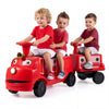 12V Kids Ride-On Train 3-Seater with Detachable Carriage