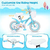 Girls Bike 12-18 Inch with Training Wheels and Basket