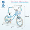 Kids Bike 12-20 Inch with Training Wheels & Basket