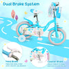 Girls Bike 12-18 Inch with Training Wheels and Front Bag