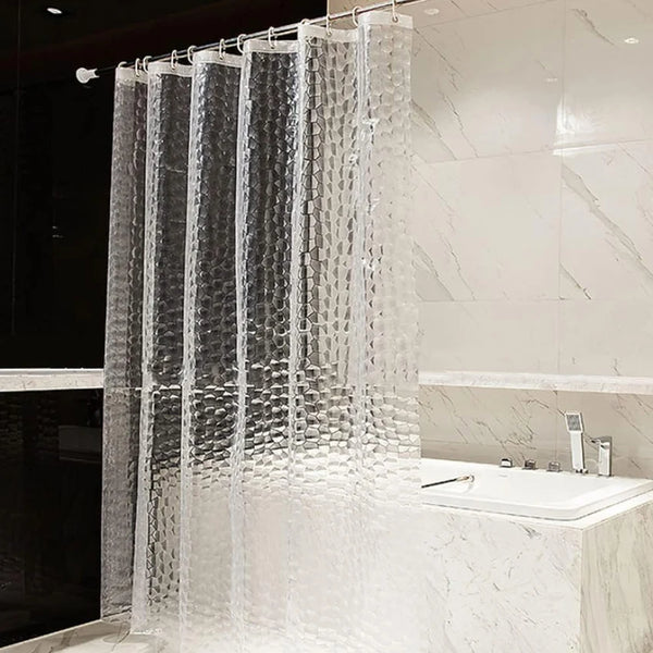Thick PEVA Water Cube Shower Curtain