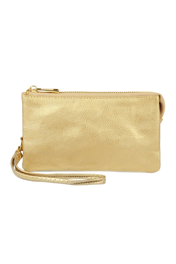 005 - Leather Wallet With Detachable Wristlet