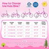 Girls Bike 12-18 Inch with Training Wheels and Basket