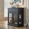 Modern Glass Door Cabinet – 3 Styles | Adjustable Shelves | Compact Storage Cupboard