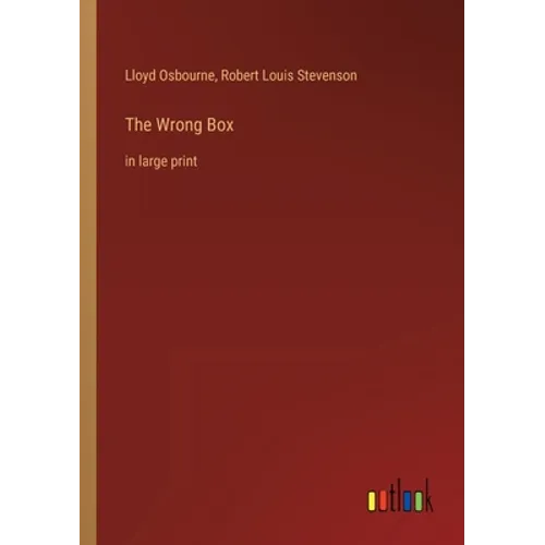 The Wrong Box: in large print - Paperback