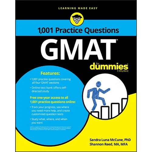 Gmat: 1,001 Practice Questions for Dummies - Paperback