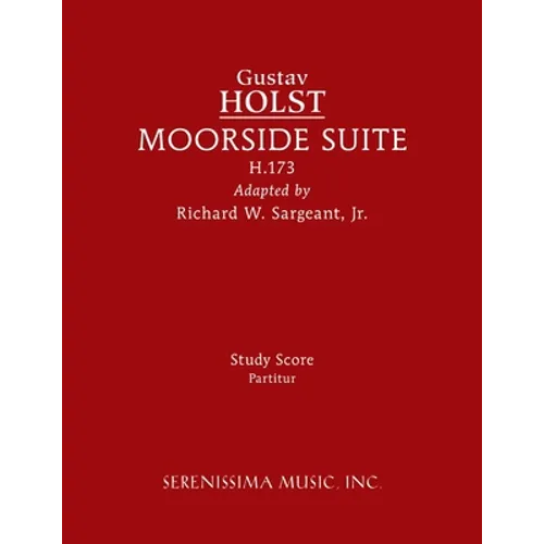 Moorside Suite, H.173: Study score - Paperback