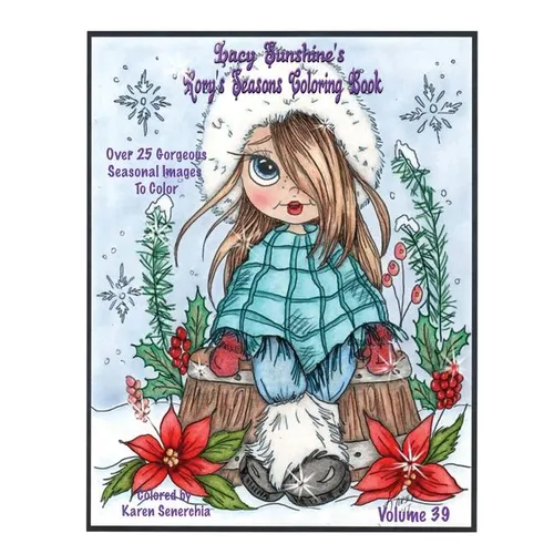 Lacy Sunshine's Rory's Seasons Coloring Book: Rory Sweet Urchin Celebrates Winter Spring Summer Fall Coloring All Ages Volume 39 - Paperback