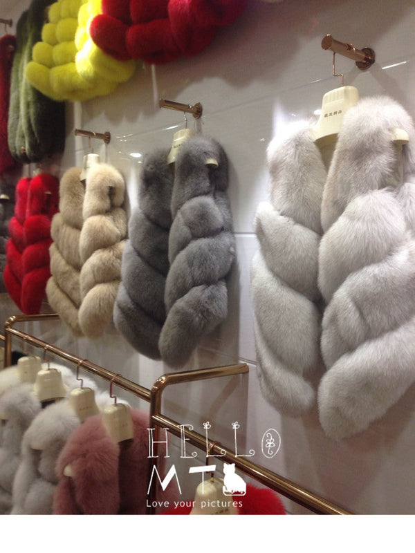 Faux Fur Sleeveless Vest