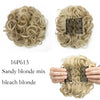 LARGE Comb Clip in Curly Hair Extension