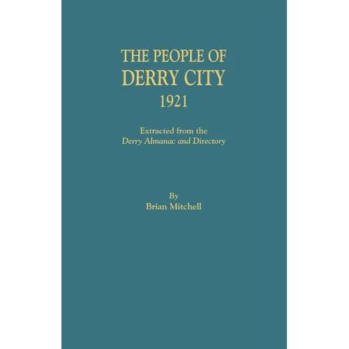 People of Derry City, 1921 - Paperback