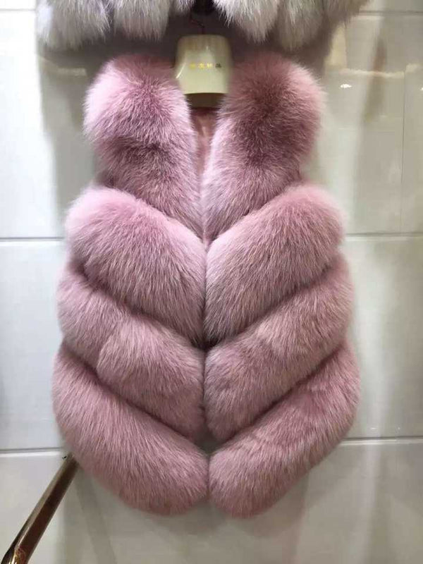 Faux Fur Sleeveless Vest