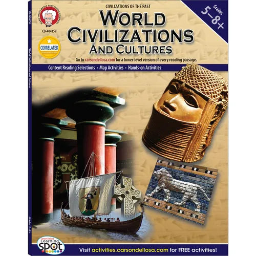 World Civilizations and Cultures, Grades 5 - 8 - Paperback