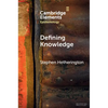 Defining Knowledge - Paperback