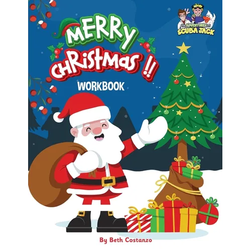 Christmas Activity Workbook for Kids 2-6 - Paperback