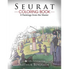 Seurat Coloring Book: 8 Paintings from the Master - Paperback