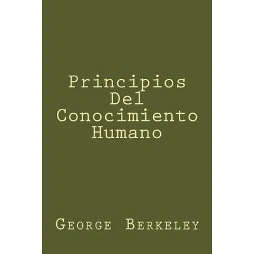Principios Del Conocimiento Humano - Paperback