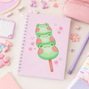 Kawaii Frog Dango Spiral Notebook